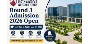 Bennett University Round 3 Admission 2026