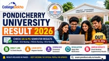 Pondicherry University Result 2026 Out at exam.pondiuni.edu.in