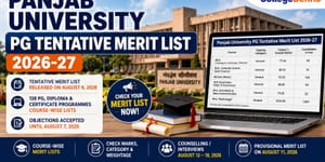 PU CET PG Merit List 2026