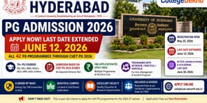 University of Hyderabad PG admissions 2026