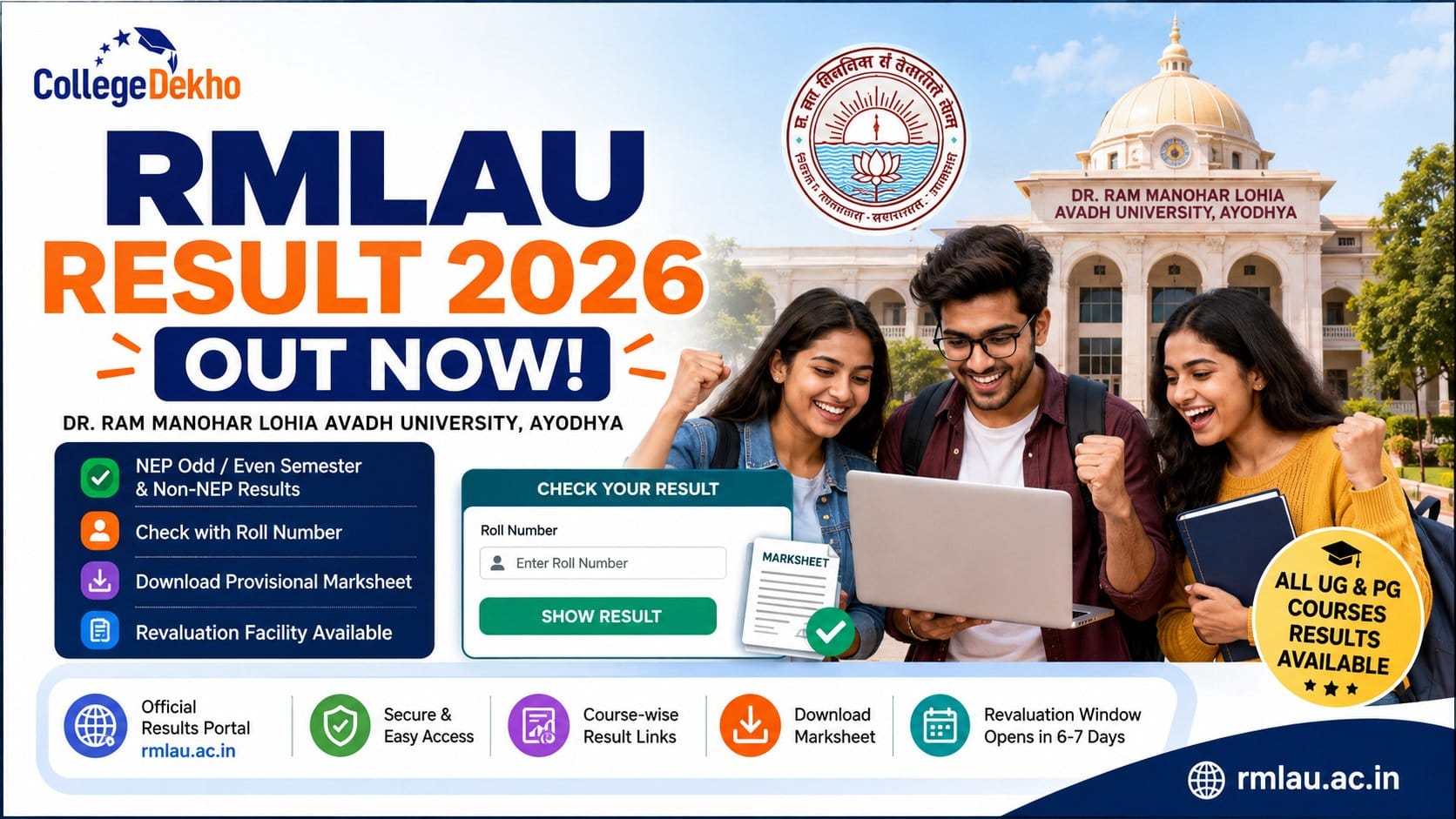 RMLAU Result 2026