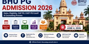 BHU PG Admission 2026