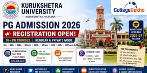 Kurukshetra University PG admissions 2026