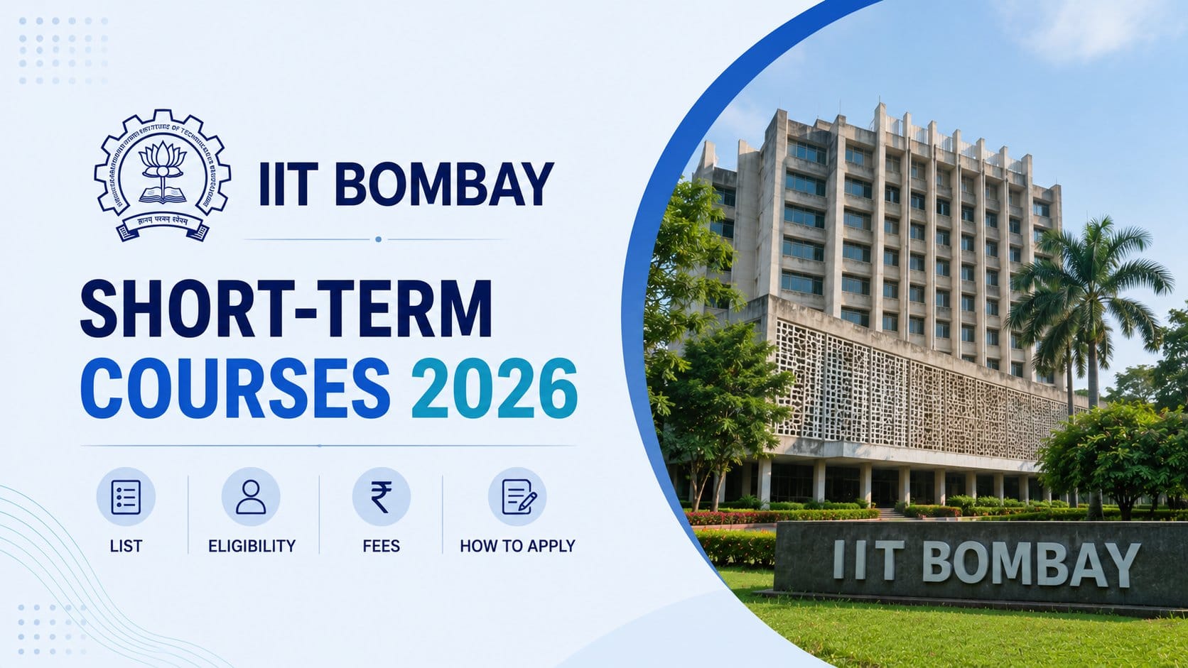 IIT Bombay Short-Term Courses 2026: List, Eligibility, Fees & How to Apply