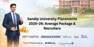 Sandip University Placements 2025–26: Average Package & Recruiters