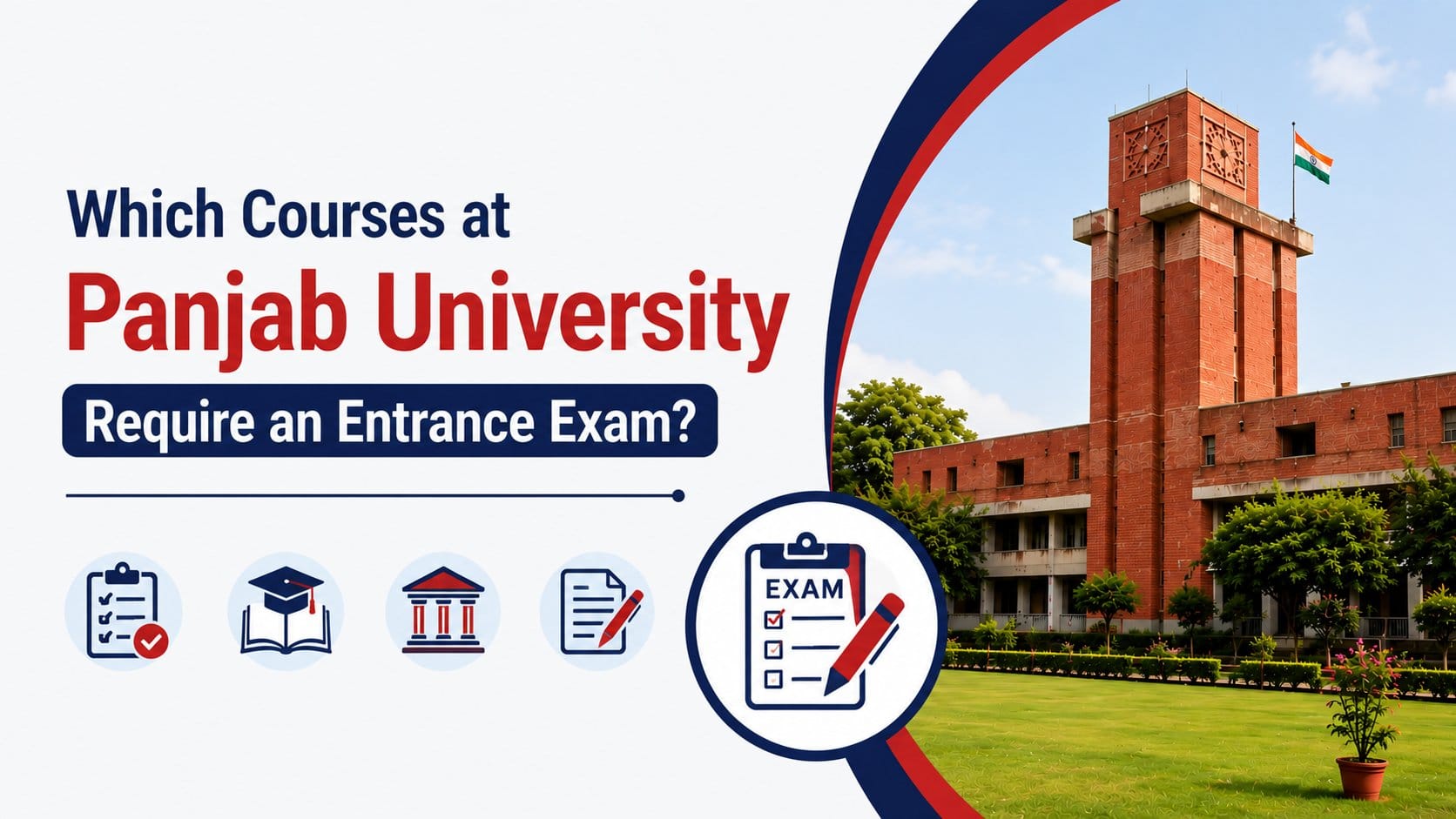 Which Courses at Panjab University Require an Entrance Exam?
