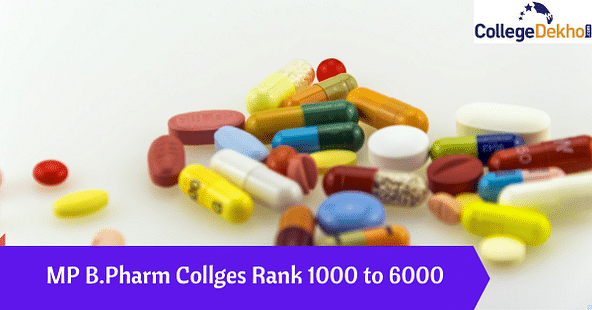 MP B.Pharm Collges Rank 1000 to 6000