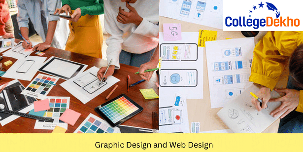 Graphic design and web design comparison