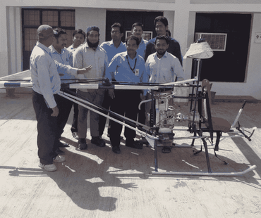 Economic Helicopter Made by Students of PCE, Jaipur