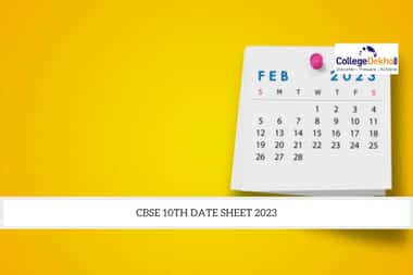 CBSE Exam Date 2023 Class 10