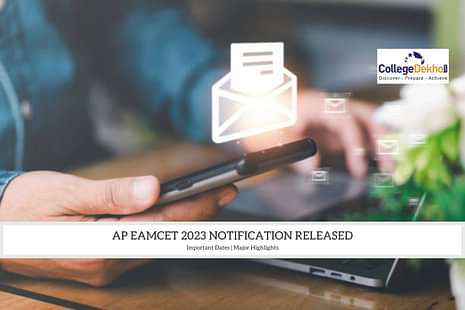 AP EAMCET 2023 Notification Released: Check Major Highlights and Schedule