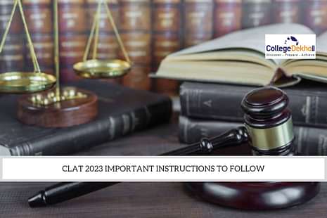 CLAT 2023 Important Instructions