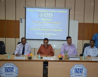 IMS Ghaziabad organized "FDP on Research Methodology"