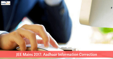JEE Mains 2017: Aadhaar Details Correction Window Available Now