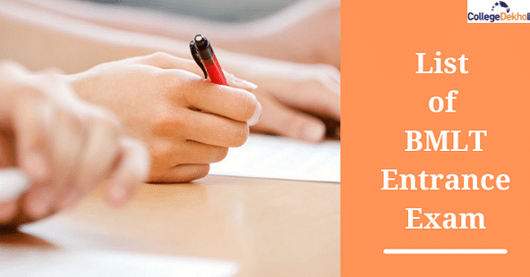 List of BMLT Entrance Exam in India