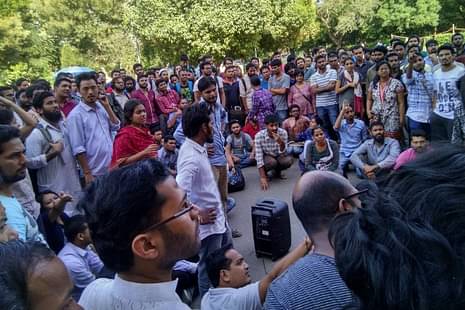 JNU Students Continue Hunger Strike Against New MBA Course Fee Structure