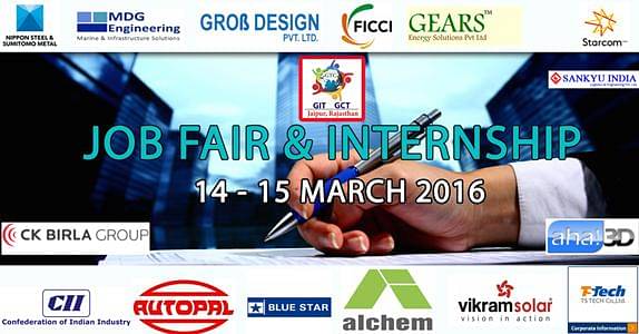 Job Fair & Internship conclave on March 14-15, 2016