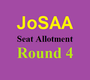 JosAA 2016 Announces Round 4 Seat Allotment