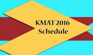 KMAT September 2016 Dates Announced