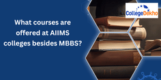 What courses are offered at AIIMS colleges besides MBBS?