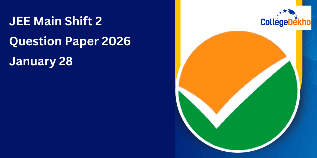 JEE Main Shift 2 Question Paper 2026 January 28