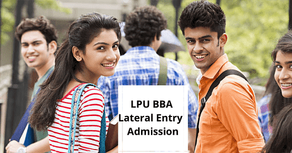 LPU BBA Lateral Entry Admission 