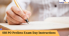 SBI PO Prelims 2023 Exam Day Instructions: Documents to Carry, Guidelines