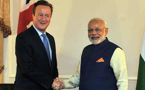 Modi raises student visa issue with British President