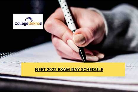 NEET 2022 Exam Day Schedule