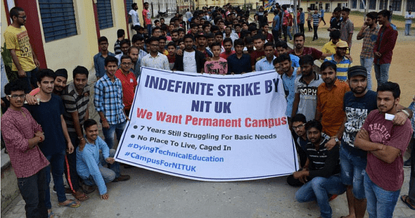 NIT Uttarakhand Students Go on Strike to Get Permanent Campus