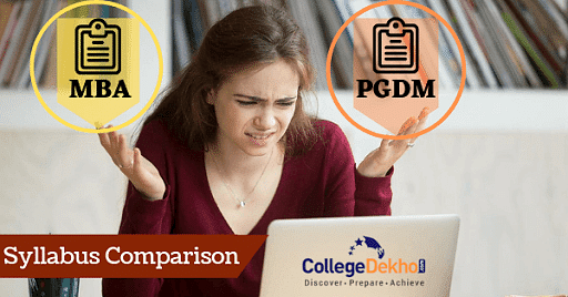 Syllabus of MBA vs Syllabus of PGDM