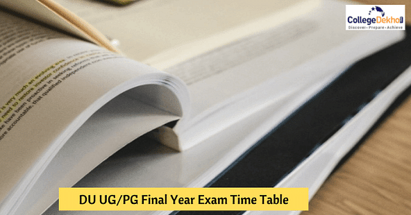 DU UG PG Final Year Exam Dates 2021