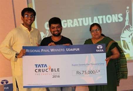 IIM Udaipur's Students Win Tata Crucible Quiz Contest 