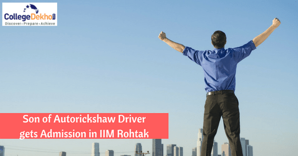 Son of Autorickshaw Driver Secures Seat in IIM Rohtak after Clearing CAT Exam