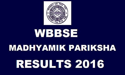 WB Madhyamik 2016 result declared