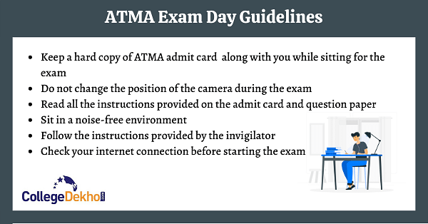 ATMA Exam Day Guidelines