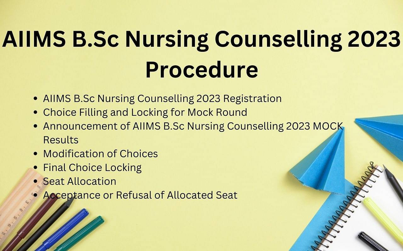 Steps for AIIMS BSc Nursing Counselling 2023