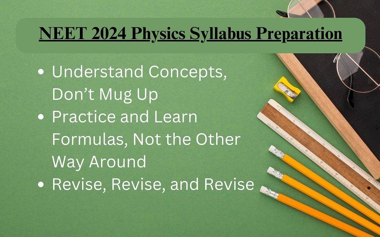 NEET Physics Syllabus 2024 Preparation
