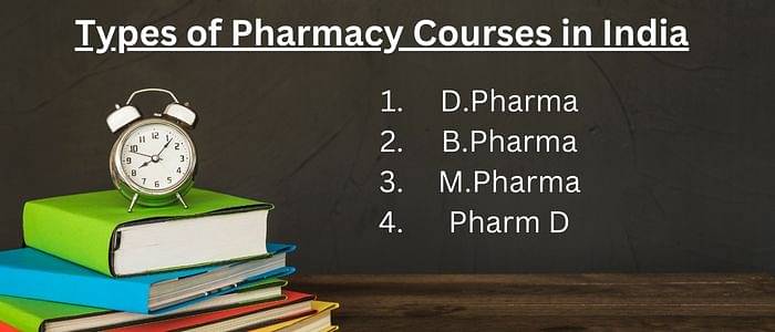 Types of Pharmacy Courses in India