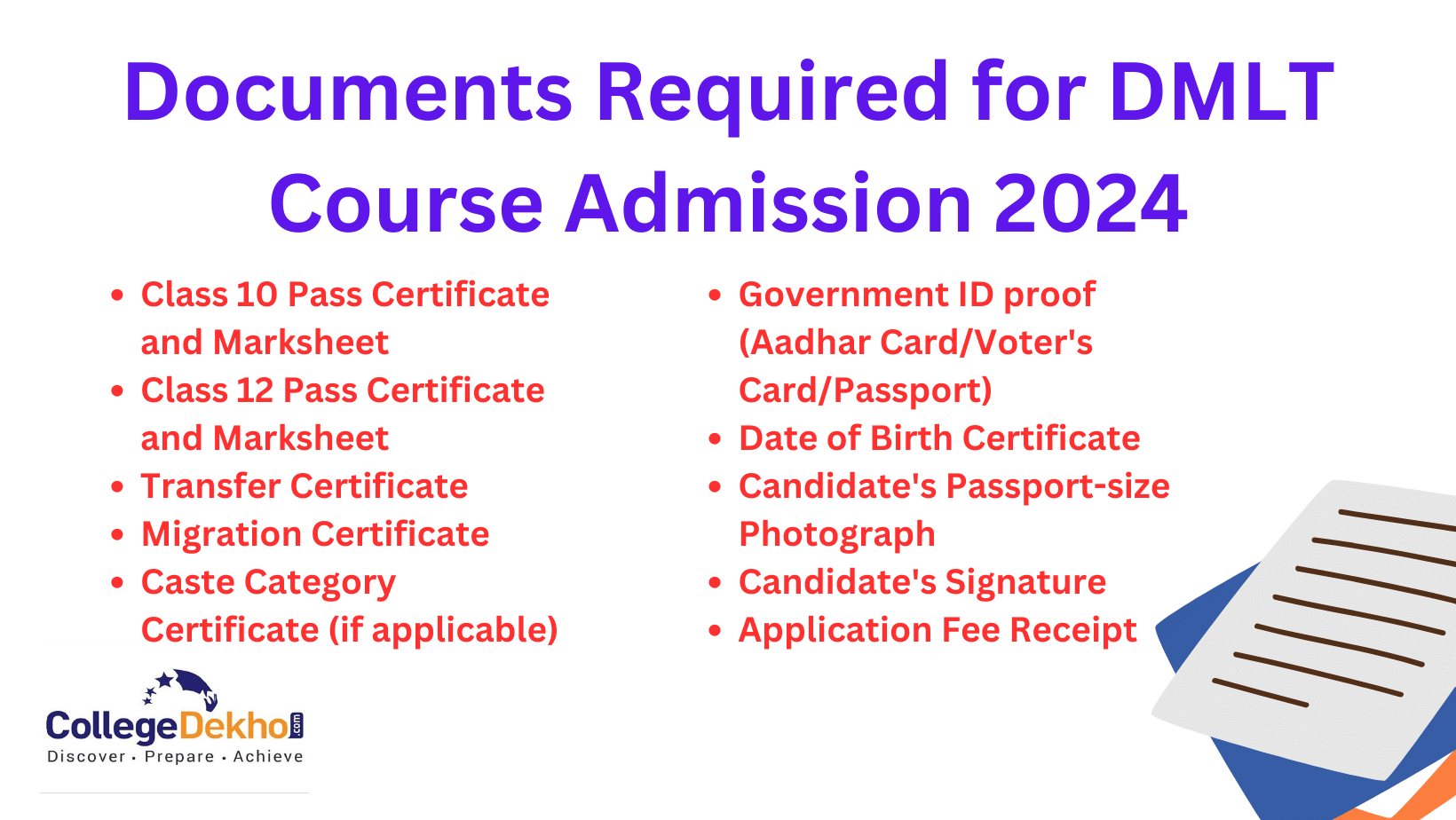 DMLT Course Admission 2024 in India: Dates, Application, Selection ...