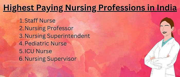 Top 10 highest paying nursing professions in india