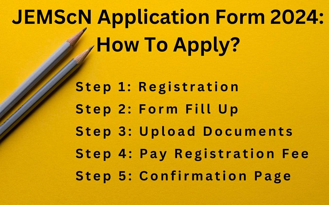 How To Fill the for JEMScN Application Form 2024?