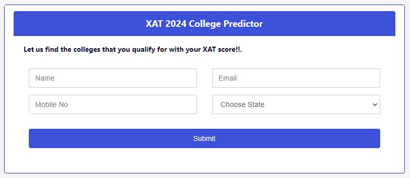 XAT College Predictor 2024