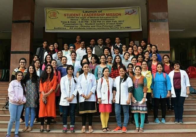 LHMC Delhi Students and Faculty