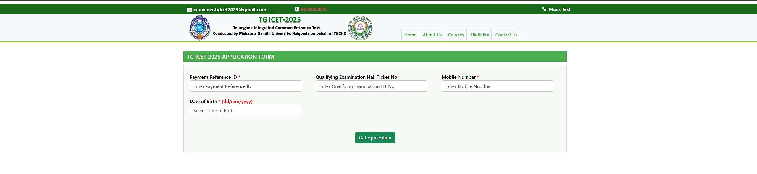 TS ICET Application Form 2025