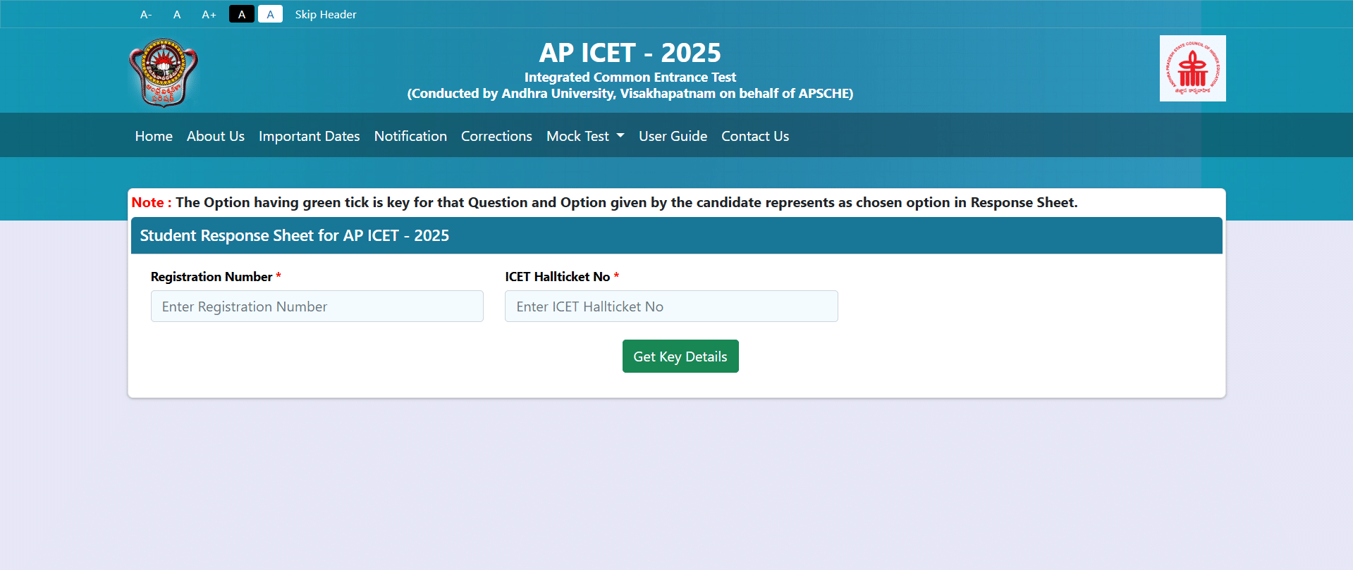 AP ICET Login