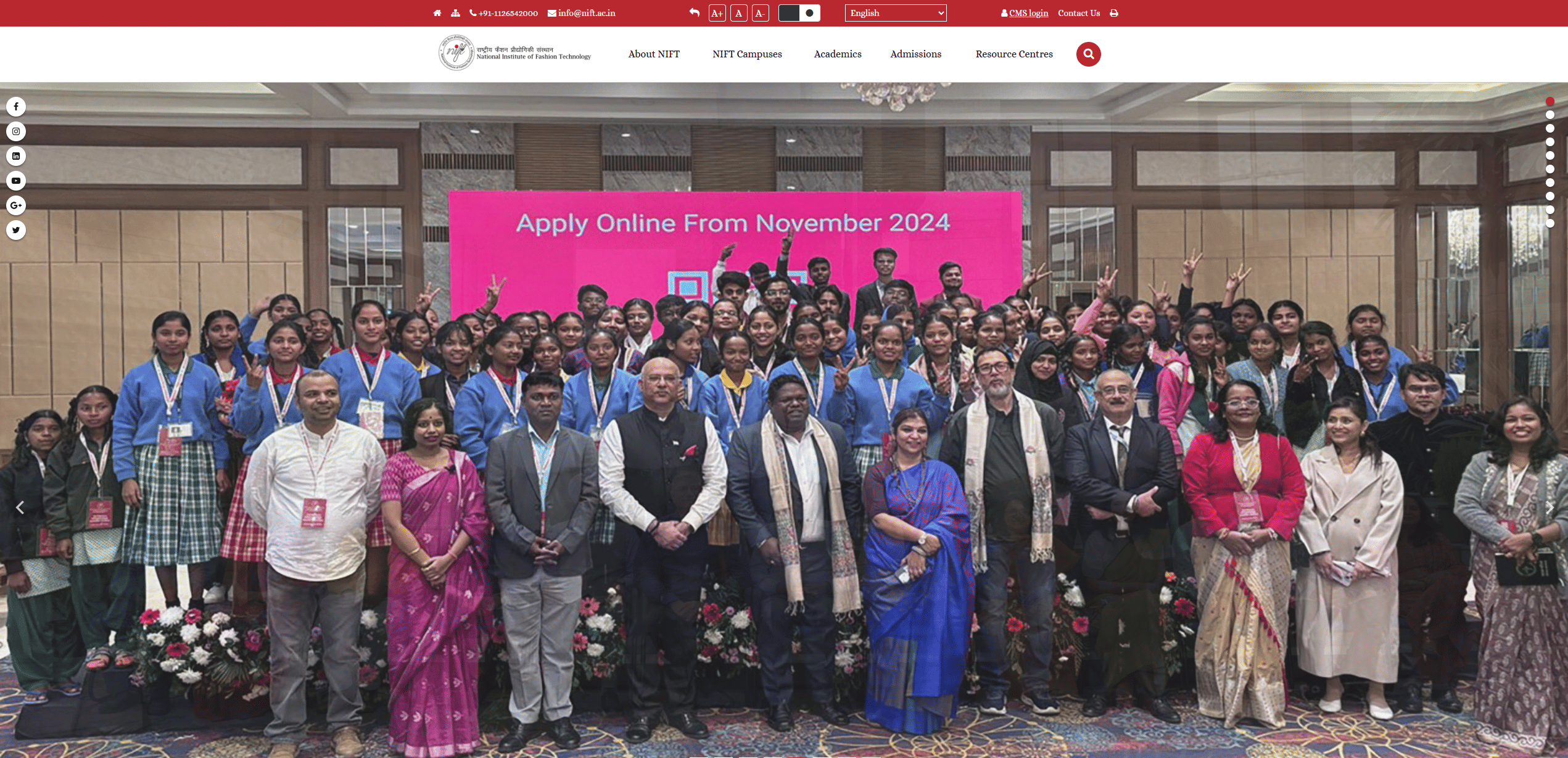 NIFT Home Page