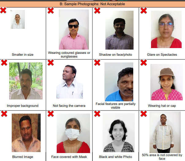 IIT JAM 2026 Rejected Photograph Samples