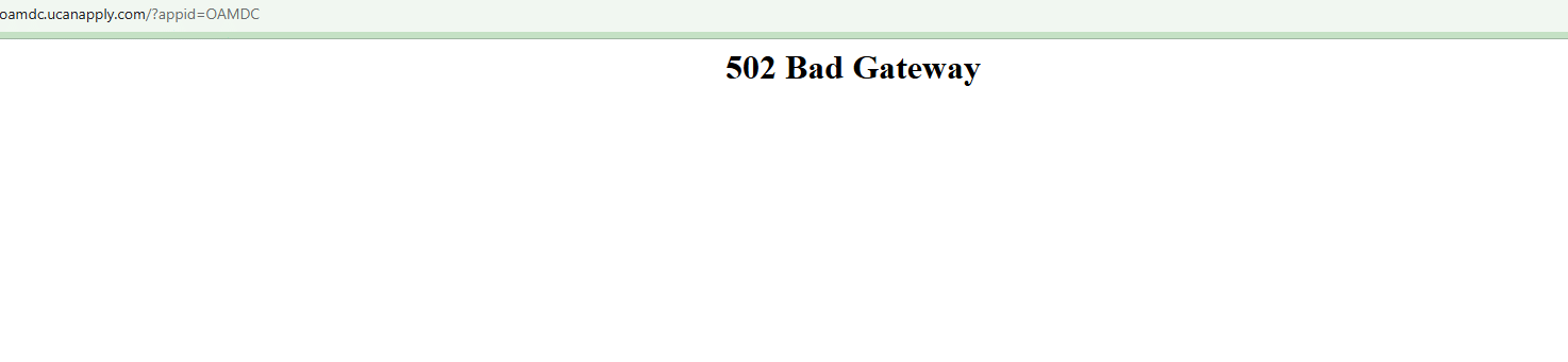 ap oamdc website down