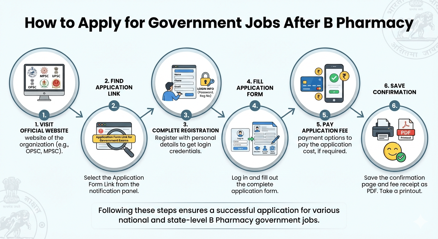 How to Apply for Government Jobs After B Pharmacy
